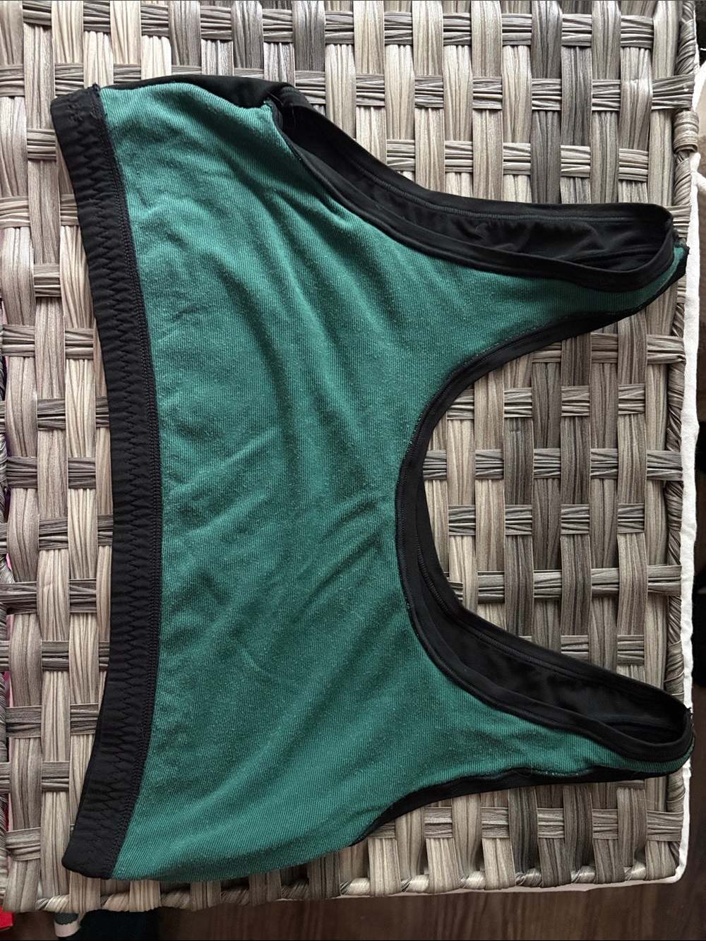 Huha Mineral Bras Sporty Bralette— Black 3X - Picture 4 of 5
